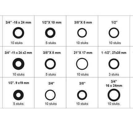Cantonal Bagues d'étanchéité (141 pièces)