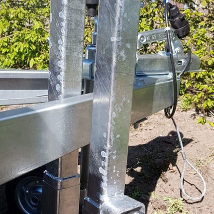 Cantonal Barre de stationnement antivol - convient à toutes les remorques avec timon en V