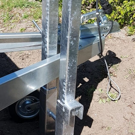 Cantonal Barre de stationnement antivol - convient à toutes les remorques avec timon en V