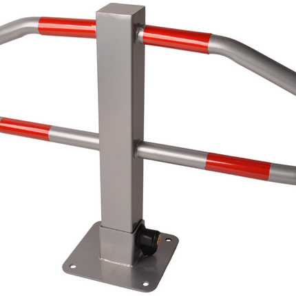 Cantonal Barrière de parking 465x750 mm - incluant du ruban réfléchissant