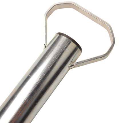 Cantonal Béquilles en acier avec poignée - hauteur 600 mm - diamètre du tube 48 mm