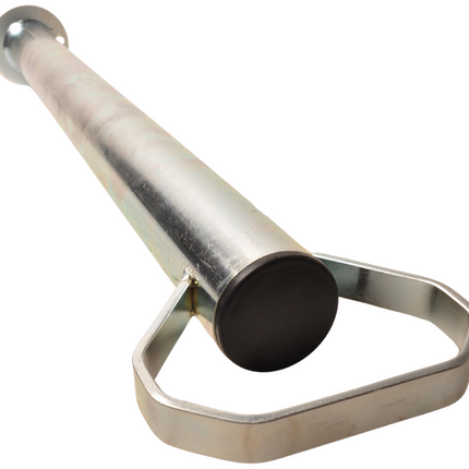 Cantonal Béquilles en acier avec poignée - hauteur 600 mm - diamètre du tube 48 mm