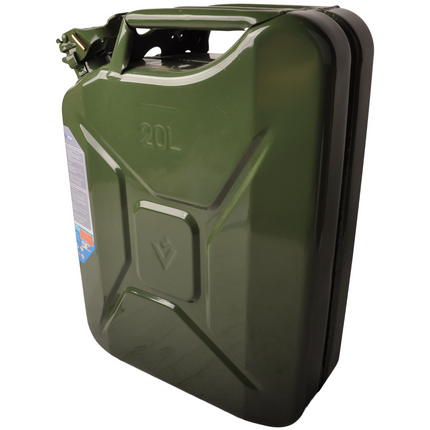 Cantonal Bidon métallique - 20 litres - idéal pour le stockage de carburant sur les bateaux par exemple