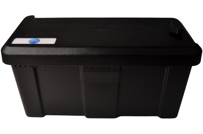 Cantonal Boîte à Outils pour Remorque - 550x250x295 mm en plastique avec serrure en T