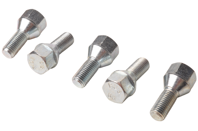 Cantonal Boulon de roue - conique - M12x1,5 -   ensemble de 5 pièces