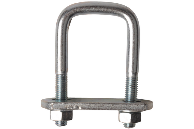 Cantonal Boulon en U/œillet d'attelage - M10 - 80x43 mm