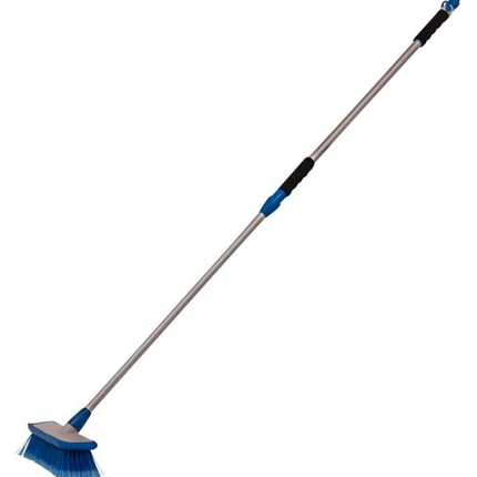 Cantonal Brosse de lavage auto télescopique - réglable - manche aluminium