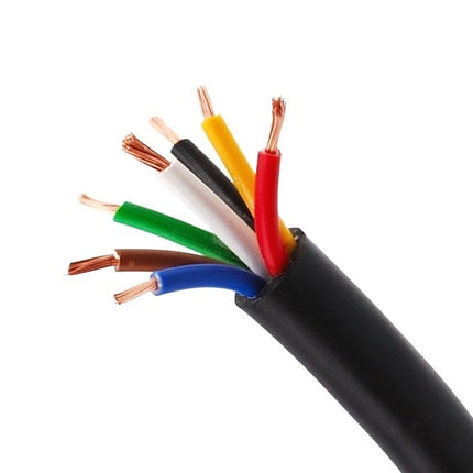 Cantonal Câble 7 fils (1,00 mm²) - adapté aux remorques, caravanes, caravanes pliantes et autres