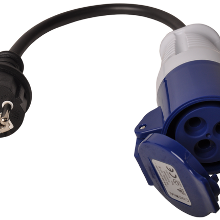 Cantonal Câble adaptateur 23 cm de schuko à prise CEE