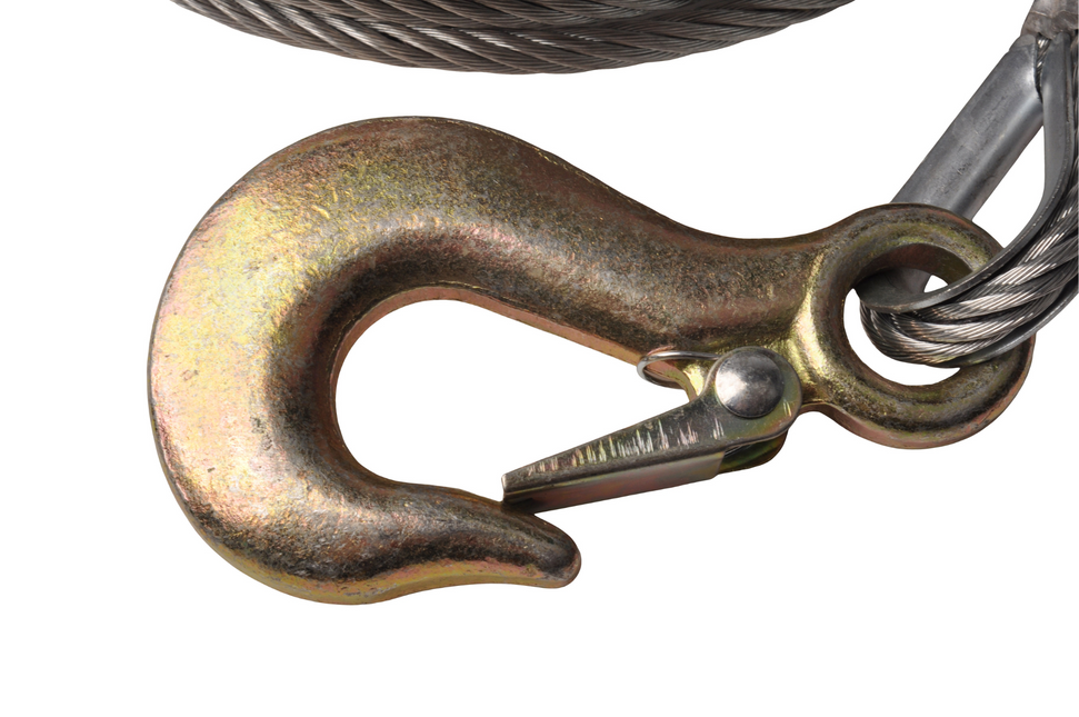 Cantonal Câble de treuil avec crochet (4 mm x 8,5 mètres)