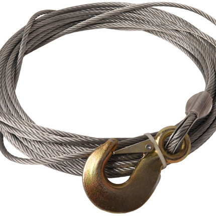 Cantonal Câble de treuil avec crochet (6 mm x 15,2 mètres)