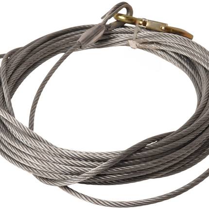 Cantonal Câble de treuil avec crochet (6 mm x 15,2 mètres)