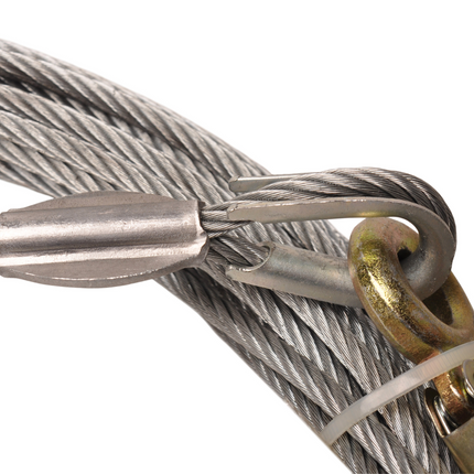 Cantonal Câble de treuil avec crochet (6 mm x 15,2 mètres)