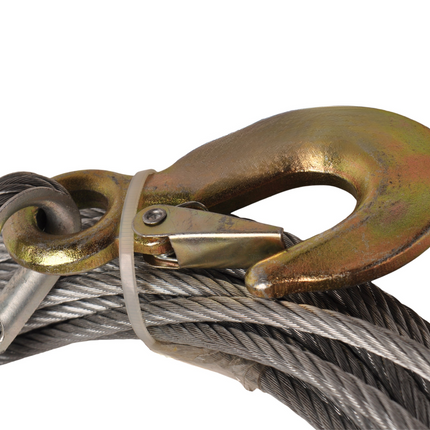 Cantonal Câble de treuil avec crochet (6 mm x 15,2 mètres)