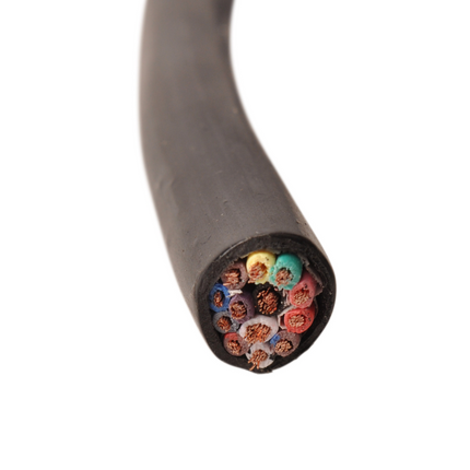 Cantonal Câble d'éclairage 13 fils (11x0,75 mm² & 2x1,5 mm²) noir