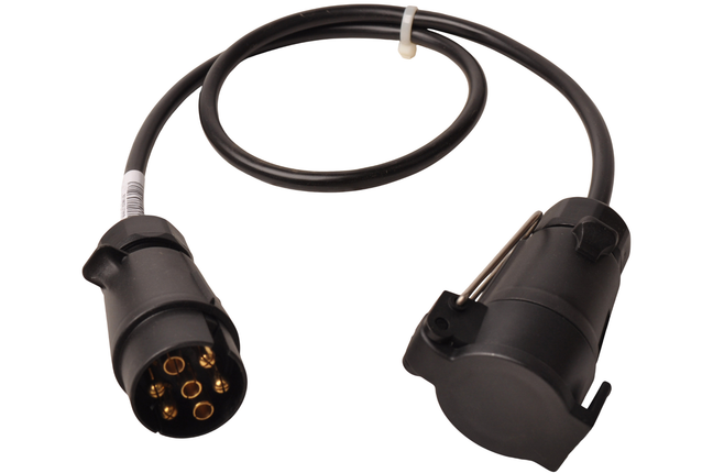 Cantonal Câble d'extension 1 mètre 7 fils avec prise 7 broches & prise 7 broches - 100 cm