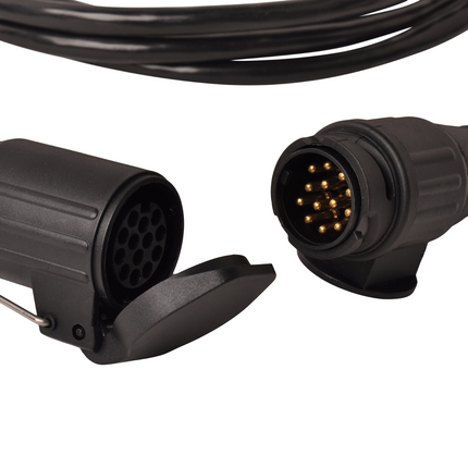 Cantonal Câble d'extension 13 fils avec 1x 13 pôles mâle & 1x 13 pôles femelle - 500 cm