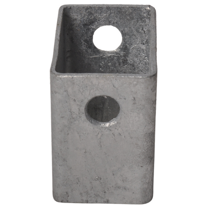 Cantonal Cale de basculement galvanisée pour rouleau de cale 60x40 mm