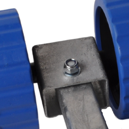 Cantonal Cale de basculement galvanisée pour rouleau de cale 60x40 mm