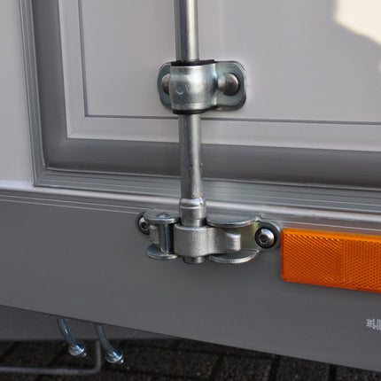 Cantonal Catadioptre orange/jaune 82x36 mm autocollant - Ensemble de 2 pièces