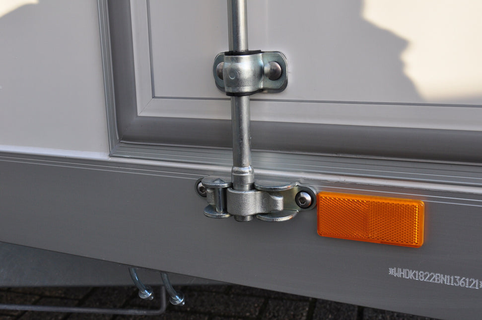 Cantonal Catadioptre orange/jaune 82x36 mm autocollant - Ensemble de 2 pièces