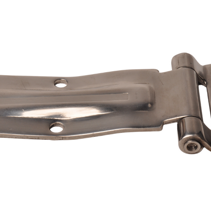 Cantonal Charnière de porte courbée en acier inoxydable 180mm