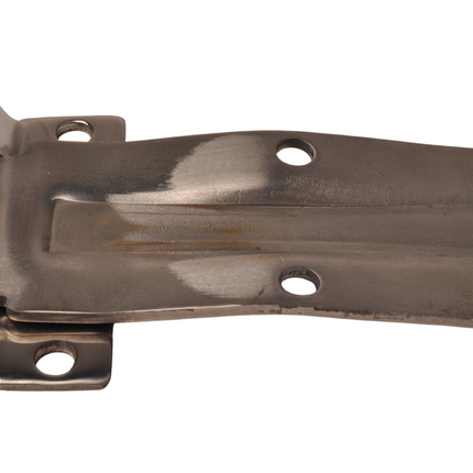 Cantonal Charnière de porte courbée en acier inoxydable 180mm