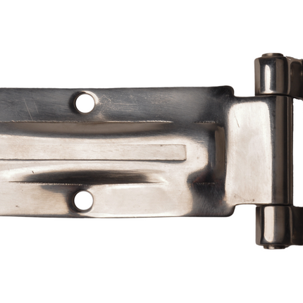 Cantonal Charnière de porte courbée en acier inoxydable 180mm