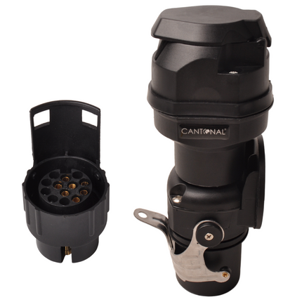 Cantonal Convertisseur de tension de 24V à 12V – Prise N 15 broches vers prise remorque 7/13 broches