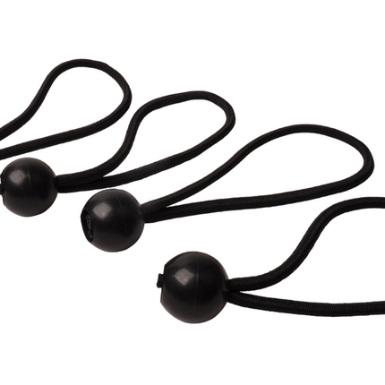 Cantonal Cordons élastiques pour bâches 4x noir 150 mm > 300 mm