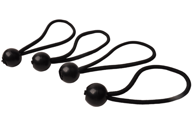Cantonal Cordons élastiques pour bâches 4x noir 150 mm > 300 mm