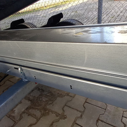 Cantonal Couvercle de compartiment à piles 101x27x14 cm - galvanisé sendzimir