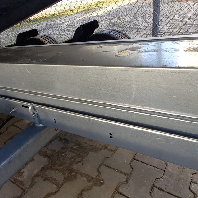 Cantonal Couvercle de compartiment à piles 101x27x14 cm - galvanisé sendzimir