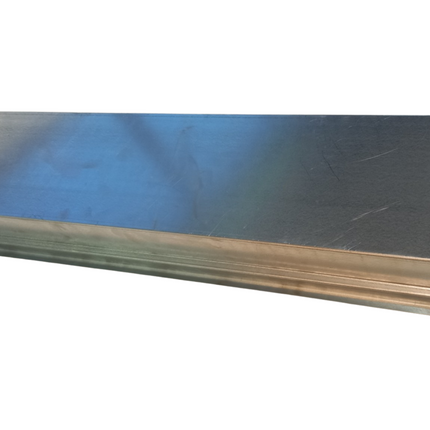 Cantonal Couvercle de compartiment à piles 101x27x14 cm - galvanisé sendzimir