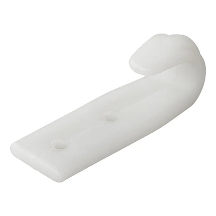 Cantonal Crochet en plastique vissable - 65x20 mm - 1 pièce