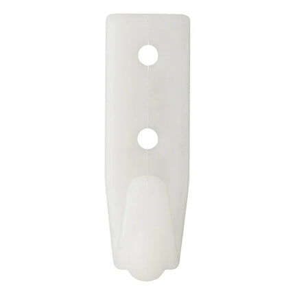 Cantonal Crochet en plastique vissable - 65x20 mm - 1 pièce