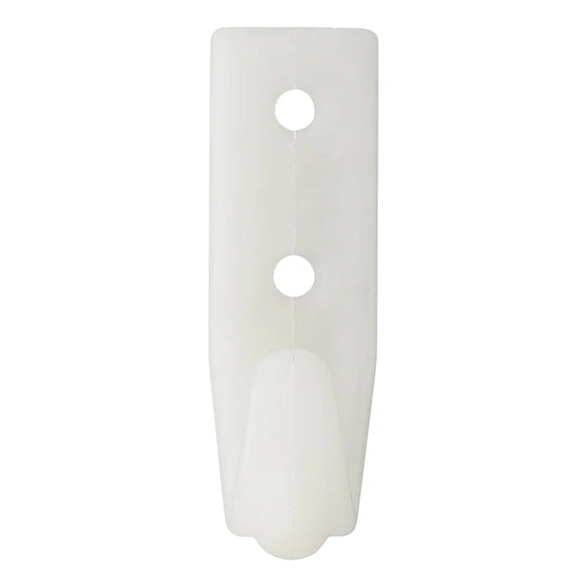 Cantonal Crochet en plastique vissable - 65x20 mm - 1 pièce