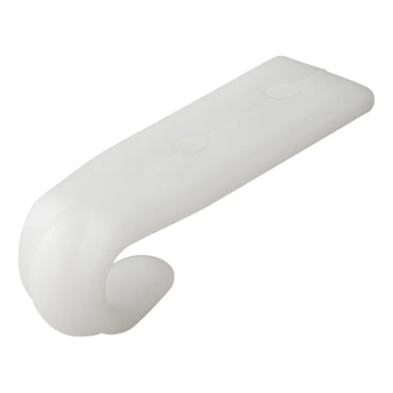 Cantonal Crochet en plastique vissable - 65x20 mm - 1 pièce