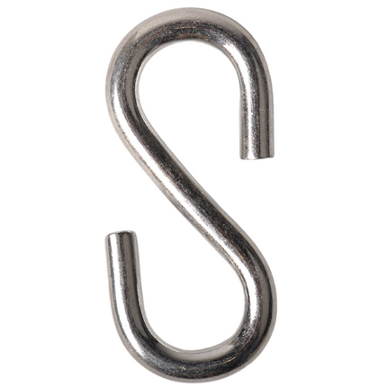 Cantonal Crochet en S 70x7 mm - 10 pièces