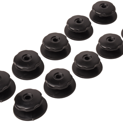 Cantonal Crochets à corde inclus vis - 10 pièces