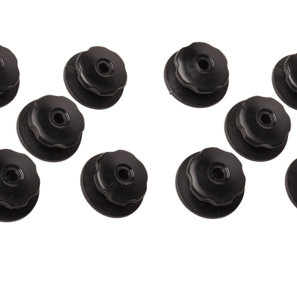 Cantonal Crochets à corde inclus vis - 10 pièces