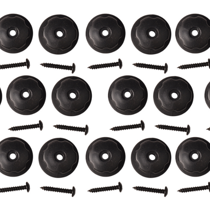 Cantonal Crochets de corde avec vis 20 pièces