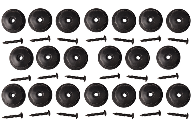 Cantonal Crochets de corde avec vis 20 pièces