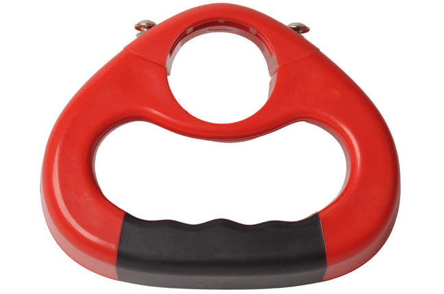 Cantonal Dispositif de manœuvre Premium pour roue jockey 48 mm - caoutchouc solide