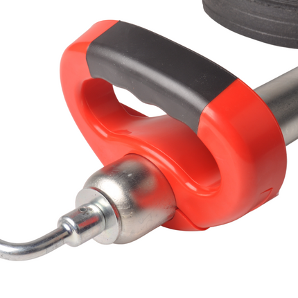 Cantonal Dispositif de manœuvre Premium pour roue jockey 48 mm - caoutchouc solide