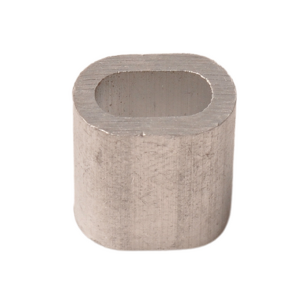 Cantonal Douille de serrage en aluminium pour fil d'acier de 3 mm