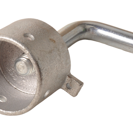 Cantonal Embout barre barre thoracique vans 53x43 mm - 90 degrés