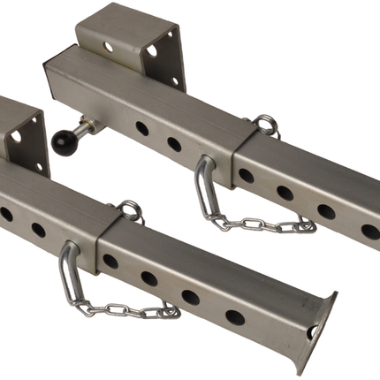 Cantonal Ensemble de 2 pieds de support - adaptés pour remorque Eduard sans perçage