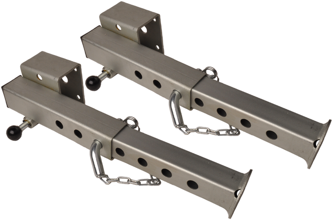 Cantonal Ensemble de 2 pieds de support - adaptés pour remorque Eduard sans perçage