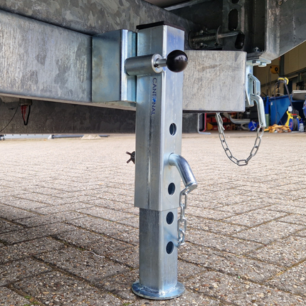 Cantonal Ensemble de 2 pieds de support - adaptés pour remorque Eduard sans perçage